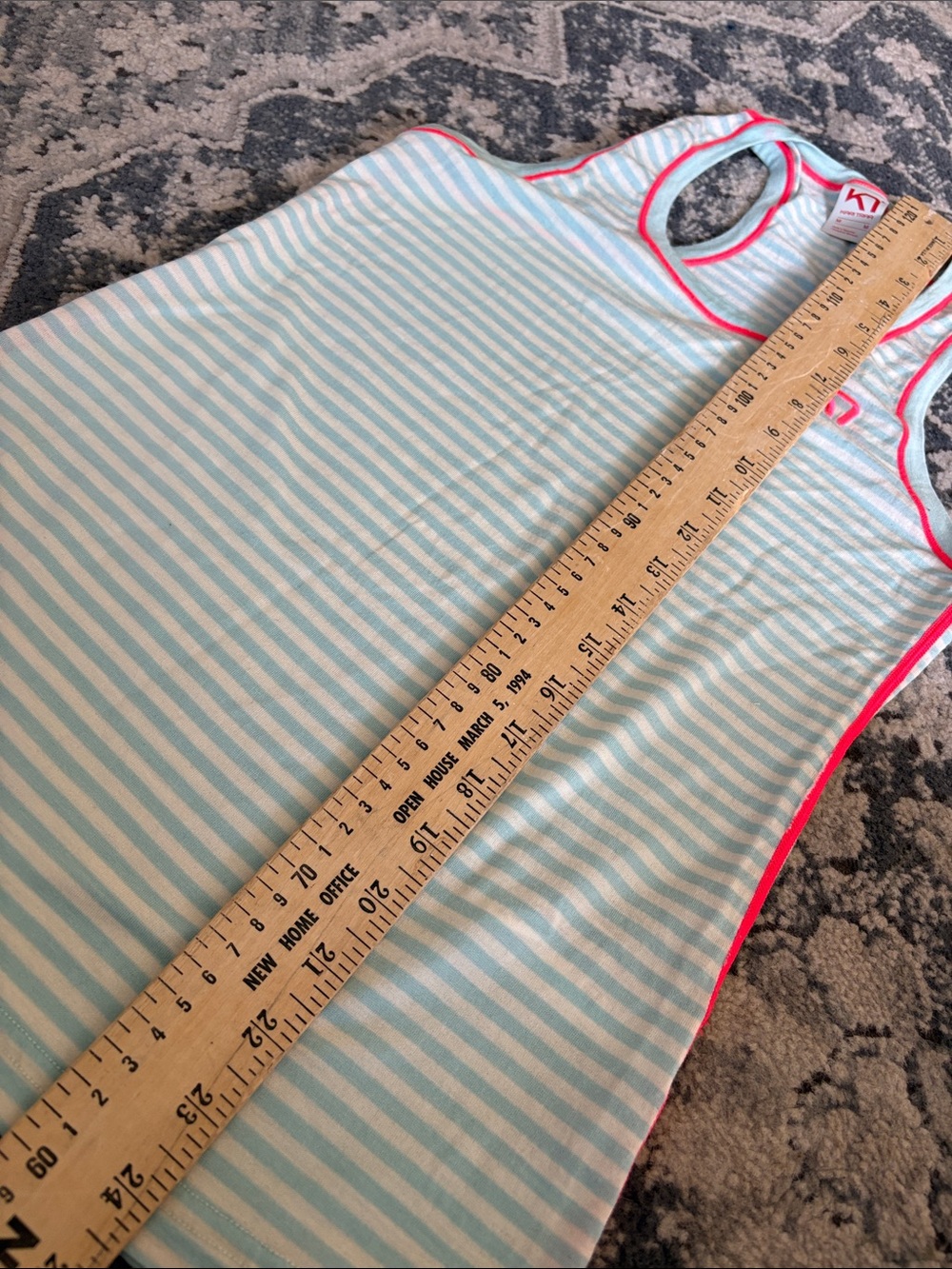Kari TRAA 100% wool striped tank top - Picture 7 of 7
